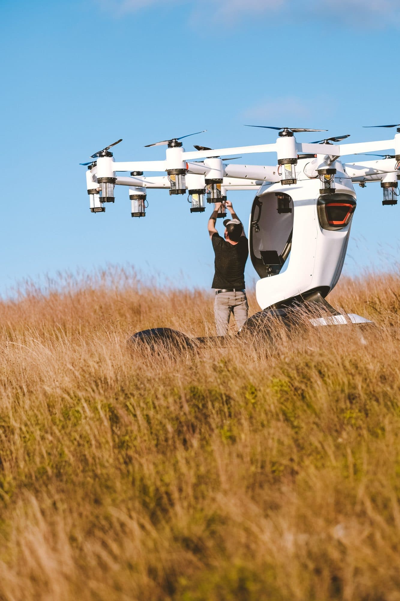 The LIFT Aircraft HEXA during a field test